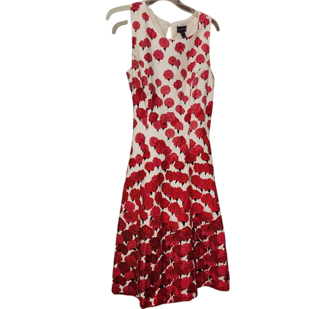 Long Tall Sally Elegant Sleeveless Floral Dress - 8 - Picture 2 of 6